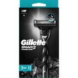 Gillette Houtskool Scheermes, 1 stuk