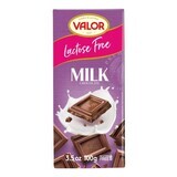 Lactosevrije melkchocolade, 100 g, Valor