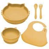 Kitty Silicone Diversion Set, 6 months+, Honey, Appekids