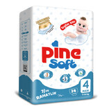 PINE Windeln maxi 7-14 kg, Größe 4 x 36 Stück