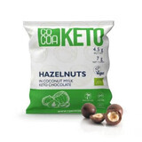 Keto Biologische Chocolade Bedekte Pinda's met Kokosnoot, 70 g, Cacao