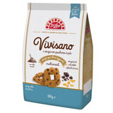 Biscotti multicereali con gocce di cioccolato senza zucchero Vivisano, 430 g, Di Leo