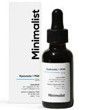 Hydraterend serum met 2% hyaluron- en polyglutaminezuur, 30 ml, Minimalist