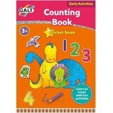 Activity book with activities and stickers, Learning to count, + 3 years, Galt