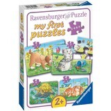 Mijn eerste dierenpuzzel, +2 jaar, 2/4/6/8 stukjes, Ravensburger