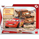 Bliksem McQueen puzzel, 12 stukjes, Dino Toys