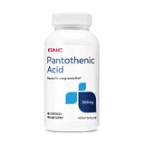 Pantothenic Acid 500 mg (100413), 100 capsules, GNC