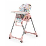 Prima Pappa Zero Follow Me 2 in 1 Kinderstoel, Super Meisje, Peg Perego