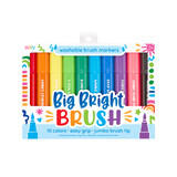 Big Bright Brush wasbare krijtjes, 10 kleuren, Ooly