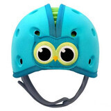 Casco per bambini in schiuma flessibile Baby Owl, 7 - 24 mesi, Blu, Safehead