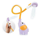 Douche bébé portable en forme d'éléphant, Violet, Yookidoo