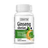 Siberische ginseng 150 mg, 30 capsules, Zenyth
