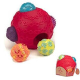 Set van 6 gekleurde ballen, B.Toys