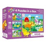 Juego de 4 puzzles, +18 meses, Galt