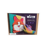 Set da colorare con argilla, 29 x 29 cm, +5 anni, Fox, Okto