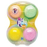 Glitter boetseerschuim, 4 stuks, Playfoam