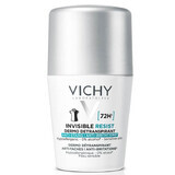 Invisible Resist 72H roll-on deodorant, 50 ml, Vichy