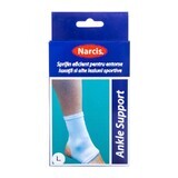 Elastische enkelbandage, maat L, 1 stuk, Narcis