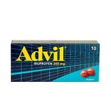 Advil Ibuprofen, 200 mg, 10 st., Gsk