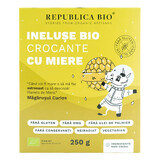 Biologische krokante honing donuts GLUTENVRIJ, 250 g, Republica BIO