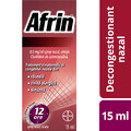 Afrin 0.5mg/ml Spray nasal sans goutte avec pompe distributrice - Traitement rapide de la congestion nasale - 15ml