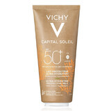 Vichy Capital Soleil Zonnebrandcrème voor gezicht en lichaam SPF 50+ duurzaam ontworpen, 200 ml