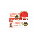 L-Carnitine 3000 mg avec arôme pastèque, 20 flacons, Gold Nutrition