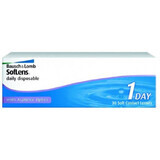 Lentilles jetables SofLens 1 Day, -05.00, 30 pièces, Bausch Lomb