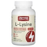 L-Lysine 500mg Jarrow Formulas, 100 capsules, Secom