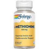 L-Méthionine 500mg Solaray, 30 gélules, Secom