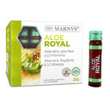 Royal Aloë met koninginnengelei + aloë vera + 12 vitaminen, 20 flesjes, Marnys