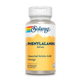 L-Fenylalanine 500mg Solaray, 60 capsules, Secom