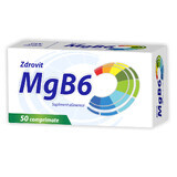 Magnesium + vitamine B6, 50 tabletten, Zdrovit