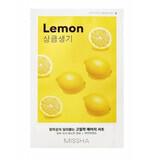 Maschera con estratto di limone per una carnagione radiosa Airy Fit, 19 g, Missha