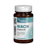 Niacine Vitamine B3 100mg, 100 tabletten, VitaKing