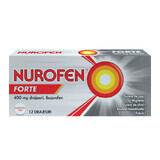 Nurofen Forte 400 mg, 12 comprimés, Reckitt Benkiser Healthcare