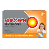 Nurofen 125 mg pour enfants, 2 ans, 10 suppositoires, Reckitt Benckiser Healthcare