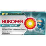 Nurofen Verkoudheid en Griep 200mg, 24 tabletten, Reckitt Benckiser Healthcare