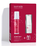 Biotrade Acne Out Package Acne Out Active Lotion pour les peaux acnéiques, 60 ml + Mousse nettoyante pour les peaux acnéiques, 20 ml