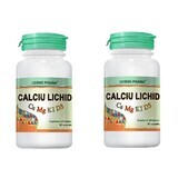 Pachet Calciu Lichid, 30 capsule (1+1), Cosmopharm