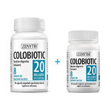 Colobioticapakket, probioticum 20 miljard, 30 + 10 capsules, Zenyth