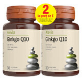 Ginkgo Q10 pakket, 30 tabletten, Alevia (1+1)