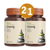 Ginseng pakket, 30 capsules, Alevia (1+1)