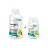 Lecithine 1200 mg verpakking, 90 capsules + 30 capsules, Rotta Natura