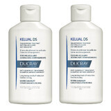 Kelual DS 100 ml + 100 ml Confezione shampoo trattamento antiforfora, Ducray
