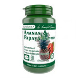Ananas &amp; Papaya Enzymen, 60 tabletten, Pro Natura