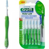 Interdentalbürsten Trav-Ler 1,1 mm, 6 Stück, Sunstar Gum