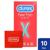 Condoom Feel Thin Slim Fit, 10 stuks, Durex