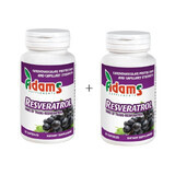 Resveratrol 50mg, 30 capsules, Adams Vision (1+1)