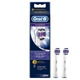 3d witte elektrische tandenborstel navullingen, 2 stuks, Oral B